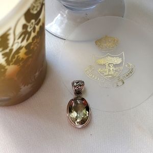 Pale Green Quartz pendant